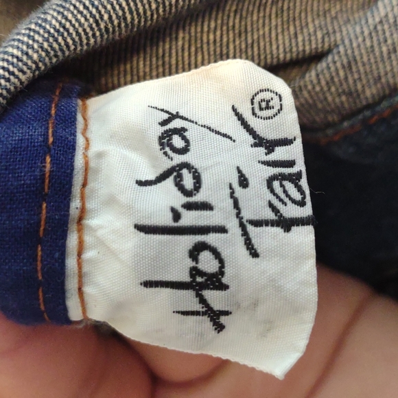 Acid wash denim shoulder bag - Picture 4 of 8